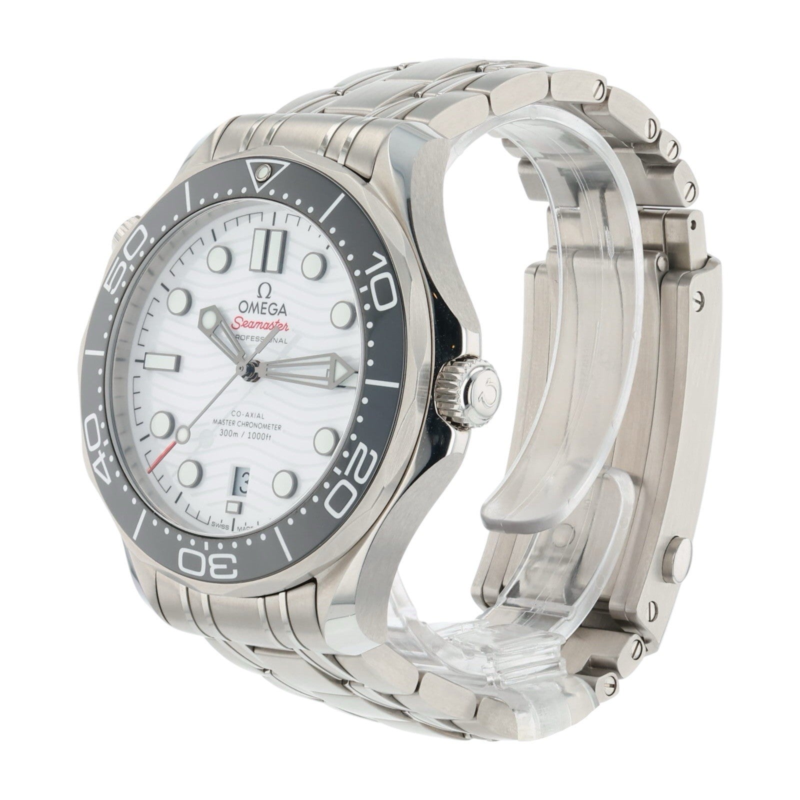 Omega Seamaster Diver Steel White Dial 42mm Automatic Mens 210.30.42.20.04.001