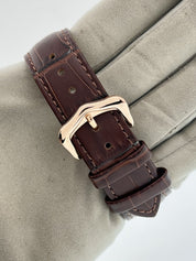 Cartier Ballon Bleu 18k Yellow Gold Silver Dial 42mm Automatic Mens W6900551