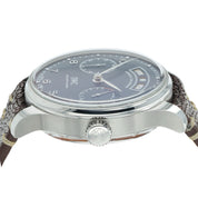 IWC Portuguese Annual Calendar Steel Blue Dial Automatic Mens Watch IW503502