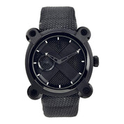 Romain Jerome Men's Moon Invader Air-Moon DNA Black Dial Rubber RJMAUIN.020.02R