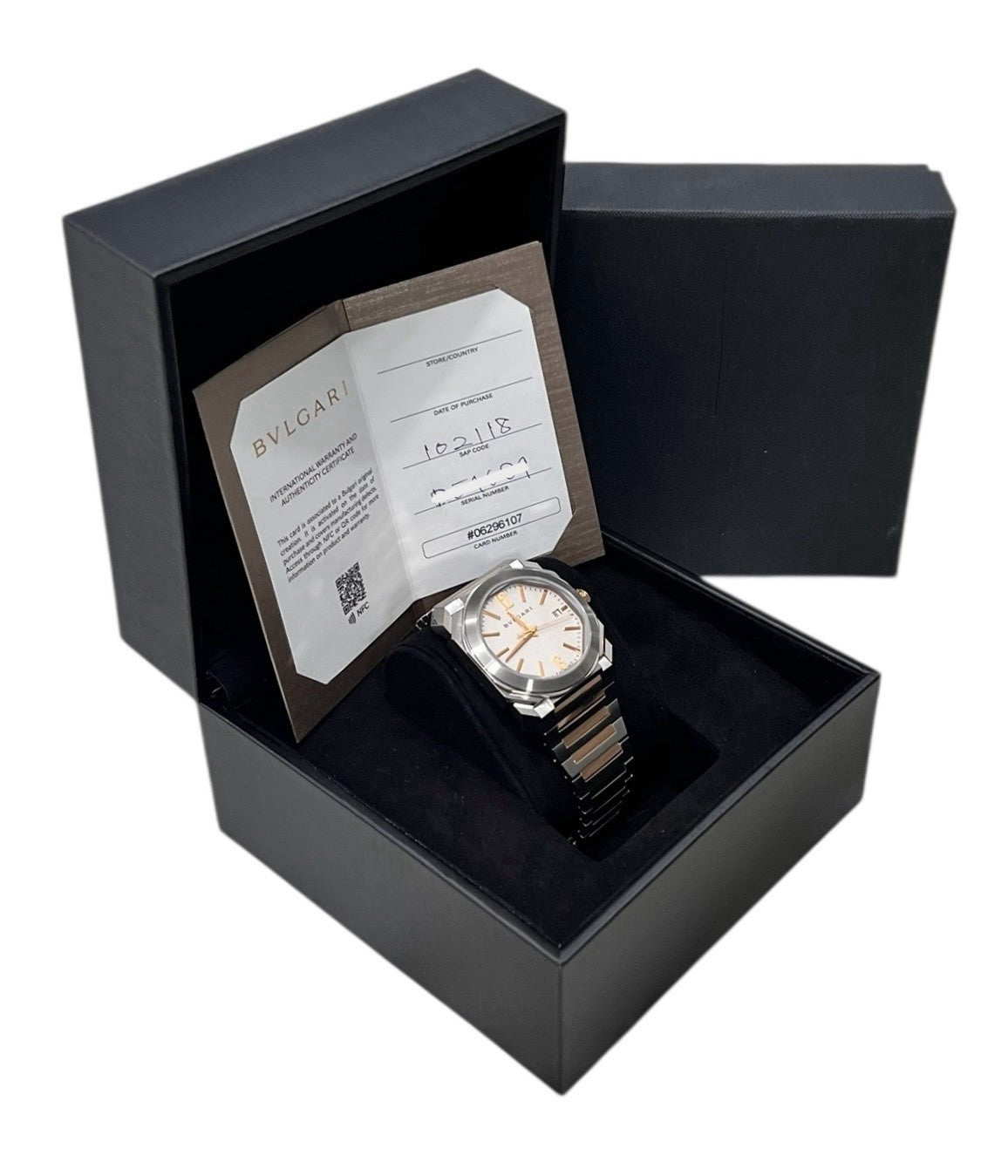 Gold and Steel Bvlgari Octo Solotempo BGO 38 S