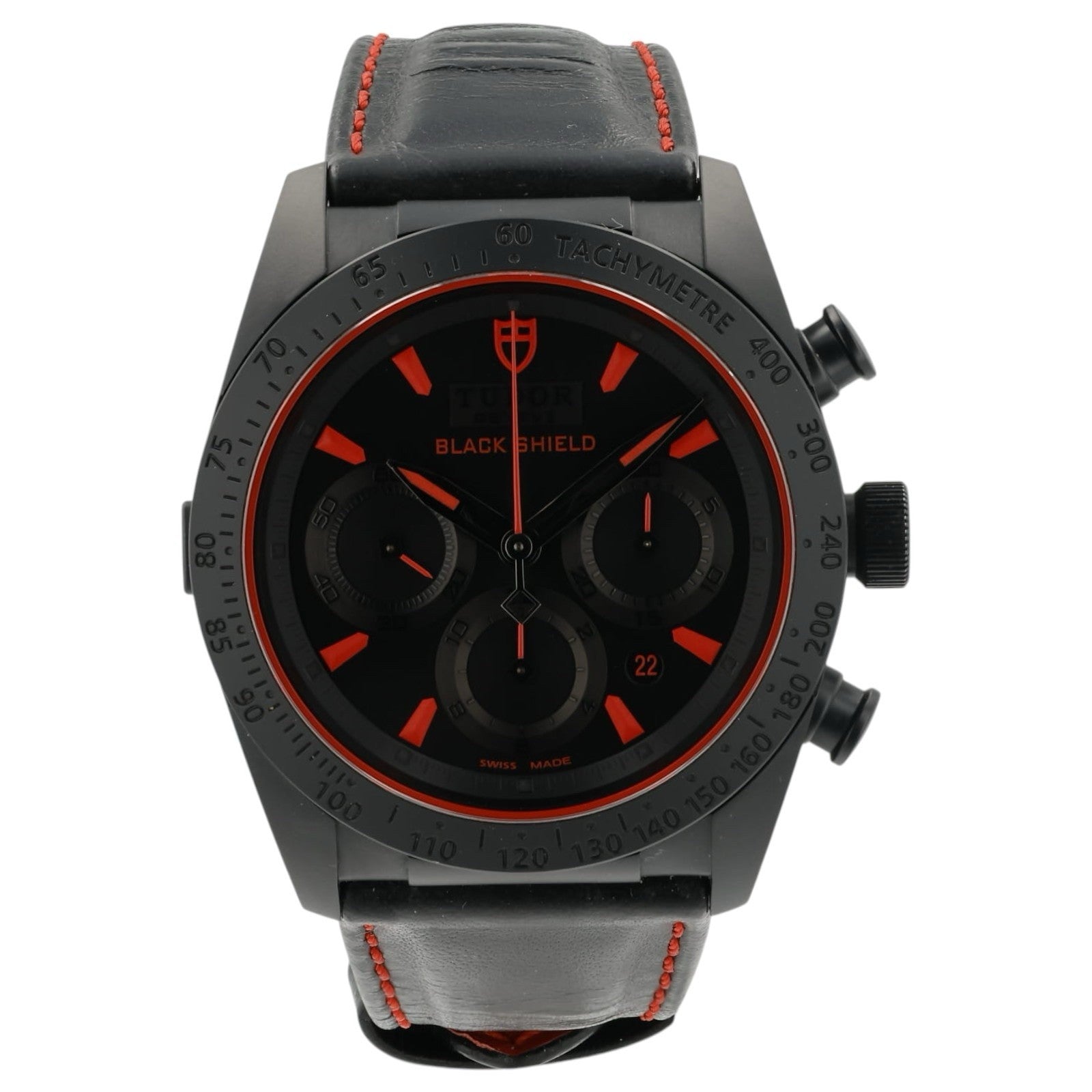 Tudor Blackshield Black Dial Ceramic 42mm Automatic Movement Mens Watch 42000
