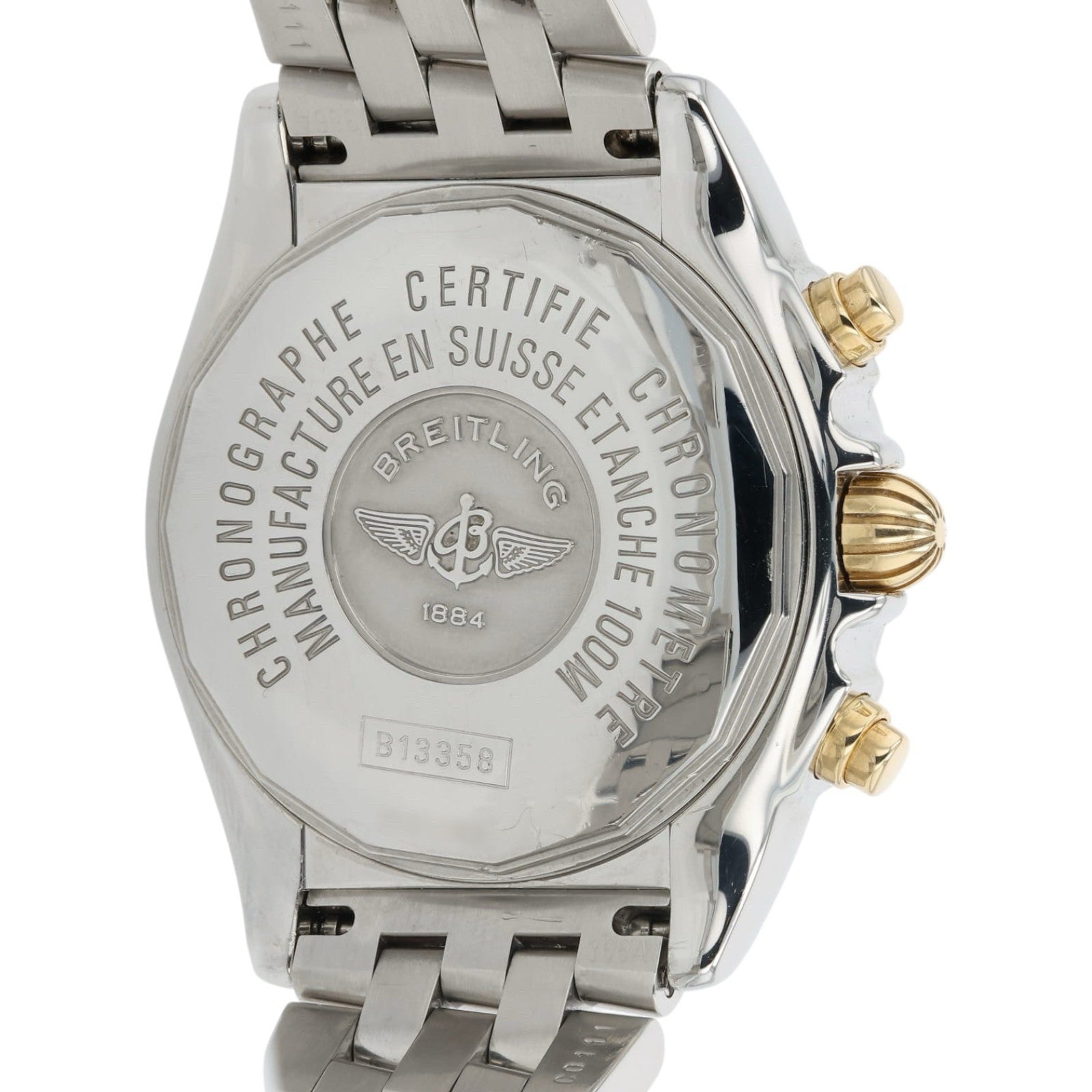 Breitling Chronomat Cockpit White Dial Stainless Steel 39mm Auto Watch B13358