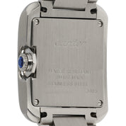 Cartier Tank Anglaise Stainless Steel Silver Dial 22mm Quartz Women's W5310022