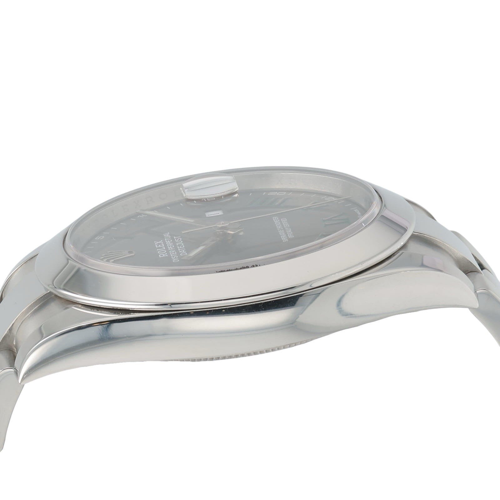 Rolex Datejust 41 Wimbledon Steel Grey Dial 41mm Automatic Mens Watch 126300