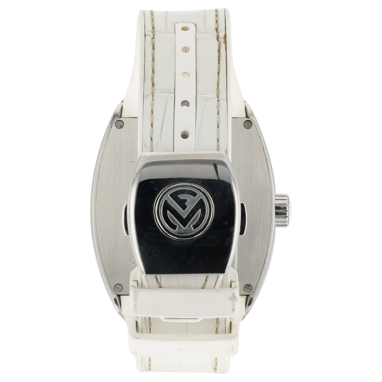 Franck Muller Vanguard White Dial Stainless Steel 45mm Automatic Mens V45 SC DT