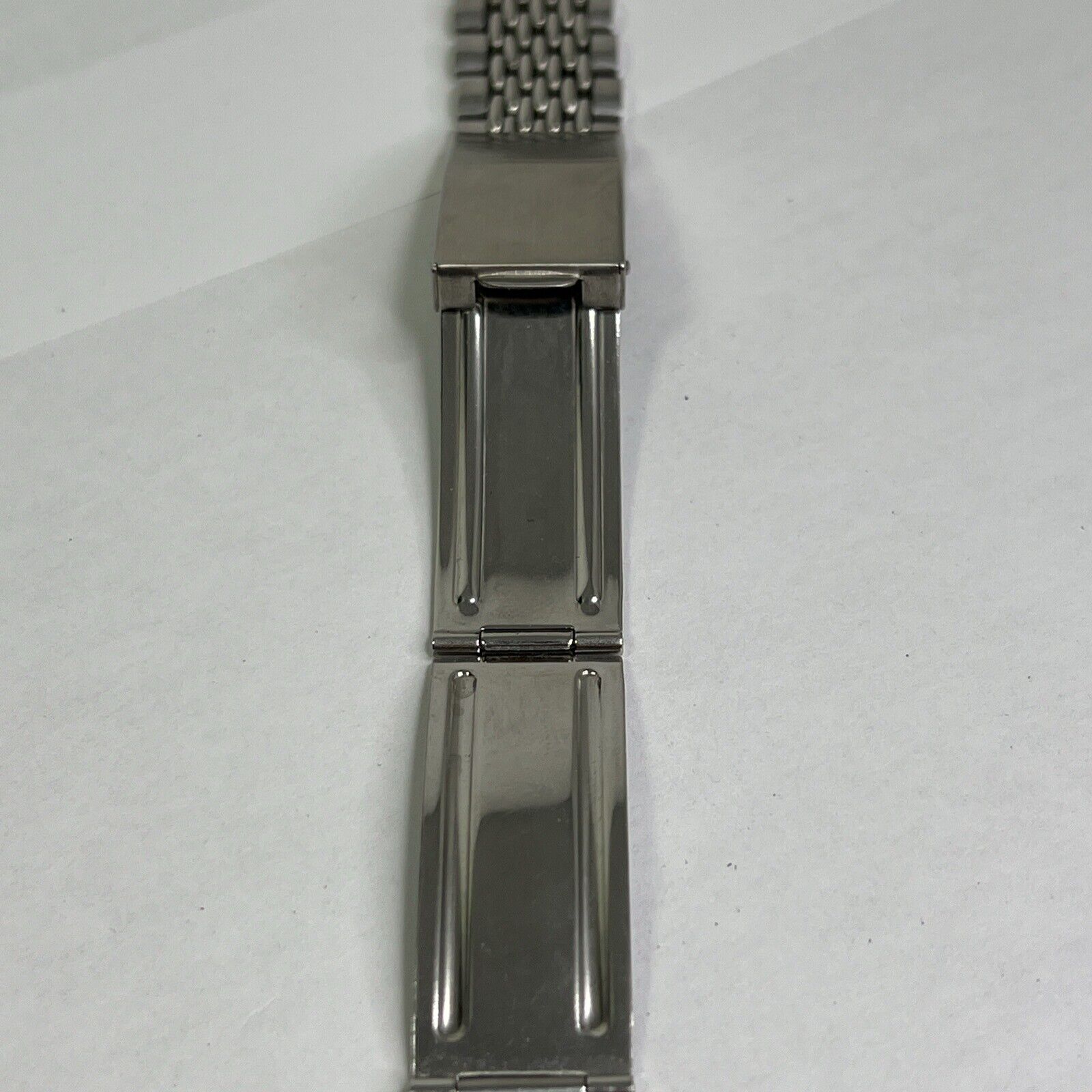 HEUER Gay Freres Beads of Rice 14K Steelinox Bracelet w/ 20mm HLF End Links