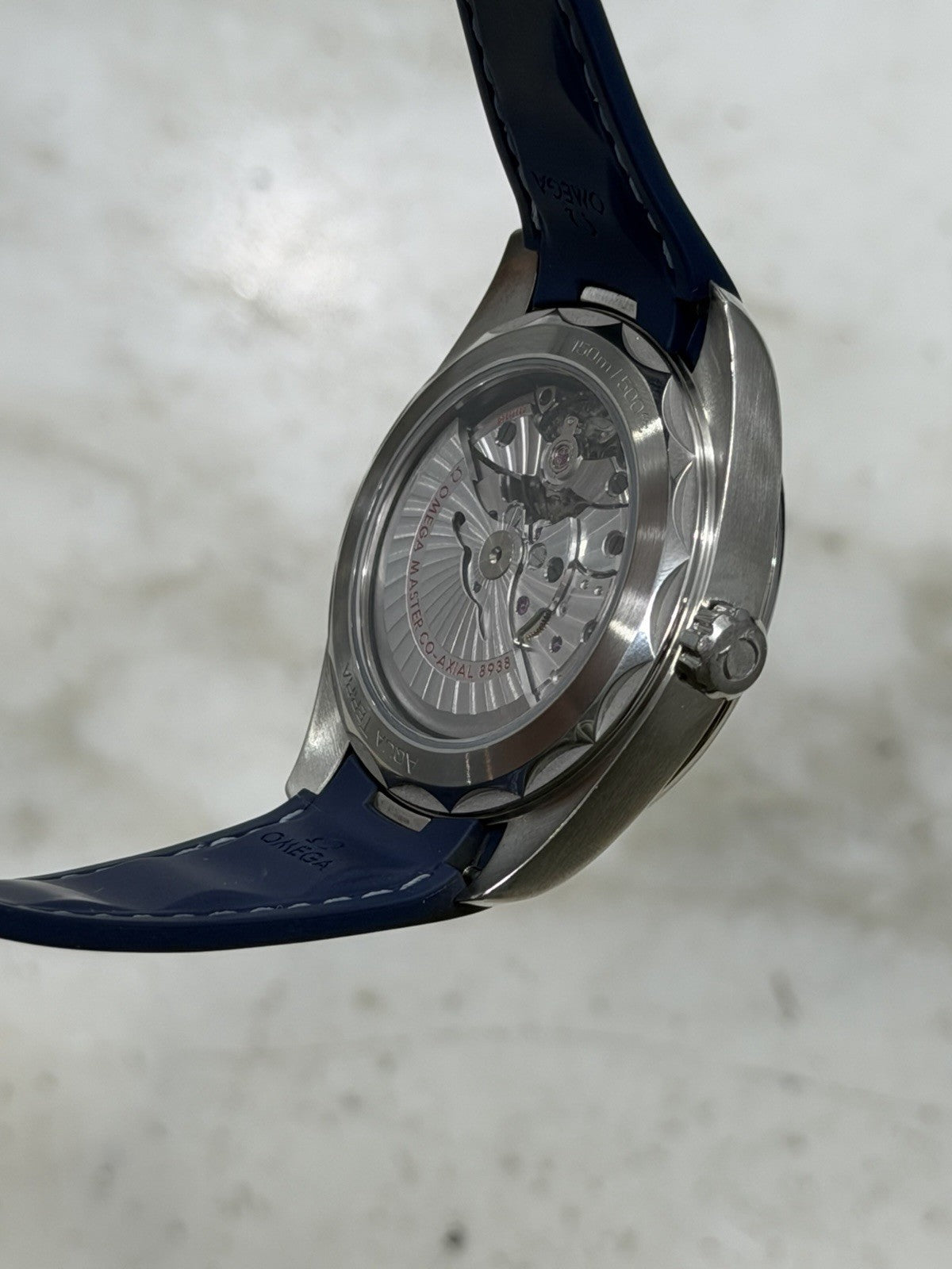 Omega Seamaster Aqua Terra Worldtimer Blue Dial GMT Watch 220.12.43.22.03.001