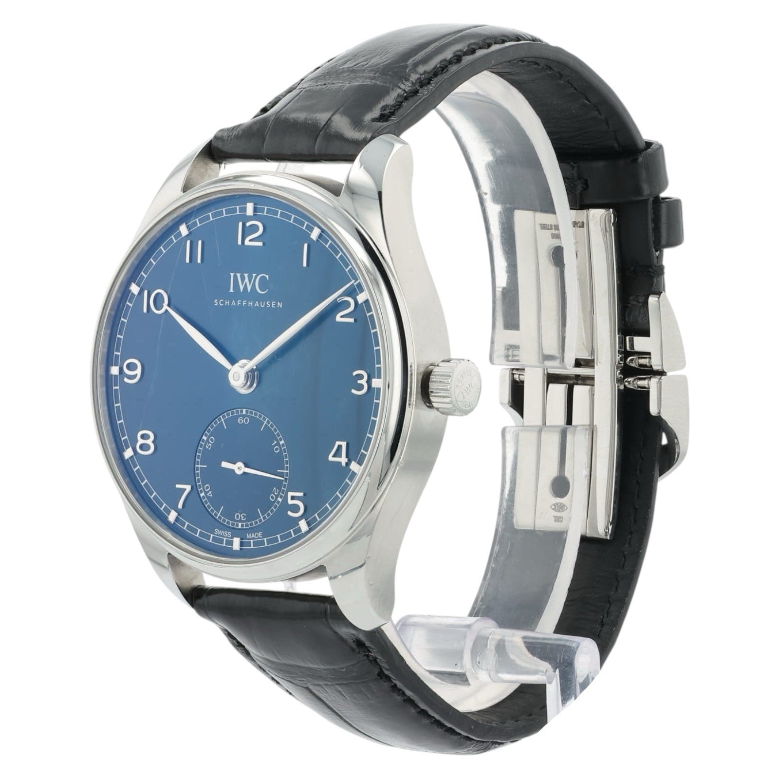 IWC Portugieser Blue Dial Stainless Steel 40mm Automatic Men’s Watch IW358305