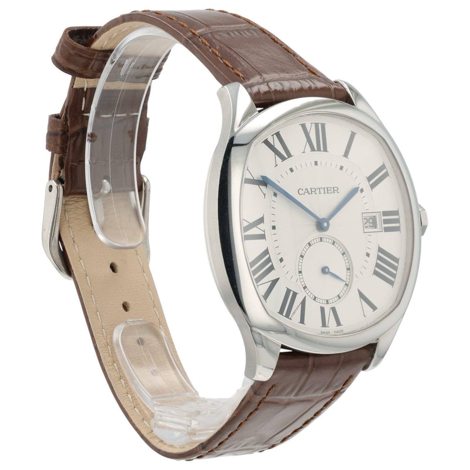 Cartier Drive de Cartier Silver Dial Steel 40mm Automatic Men’s Watch WSNM0004