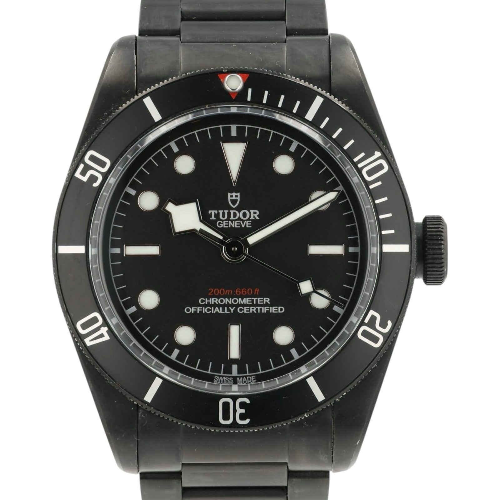 Tudor Black Bay Dark Black Dial PVD Coated Stainless Steel 41mm Men's 79230DK