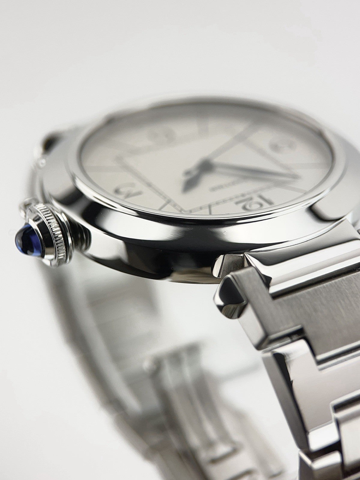 Cartier Pasha Stainless Steel Cream Dial 42mm Automatic Men’s Watch W31072M7