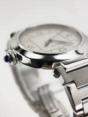 Cartier Pasha Stainless Steel Cream Dial 42mm Automatic Men’s Watch W31072M7
