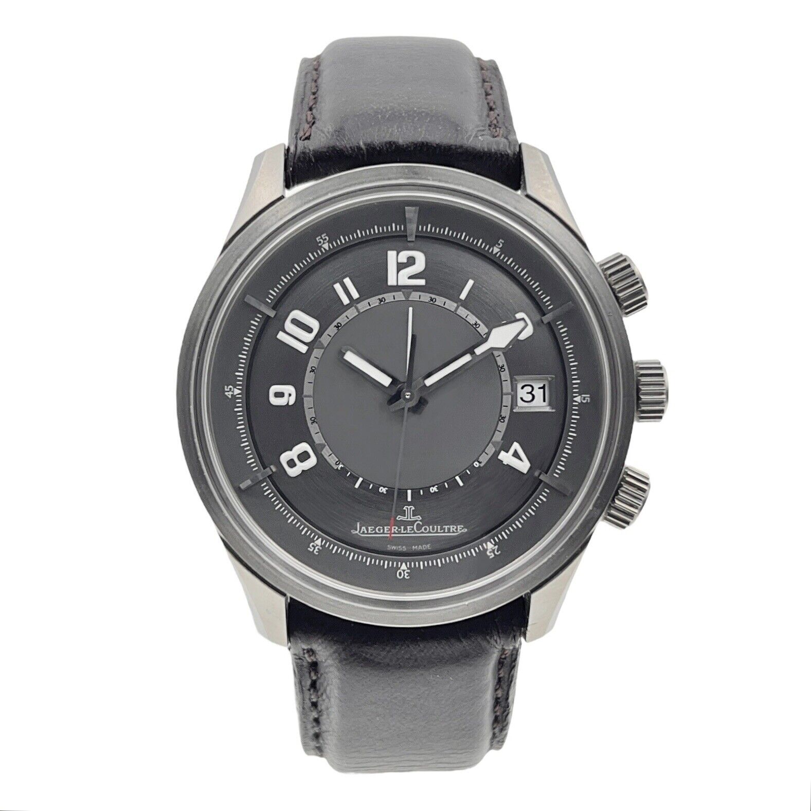 Jaeger LeCoultre Amvox Alarm Titanium Gray 42mm Automatic Mens Watch 190.T.97