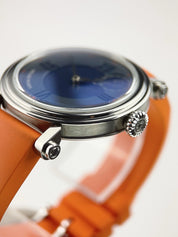 Speake-Marin The Piccadilly Titanium Blue Dial 38mm Automatic Men’s Watch