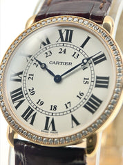 Cartier Ronde Louis Cartier 18k Rose Gold 36mm Manual Wind Men’s Watch WR000651