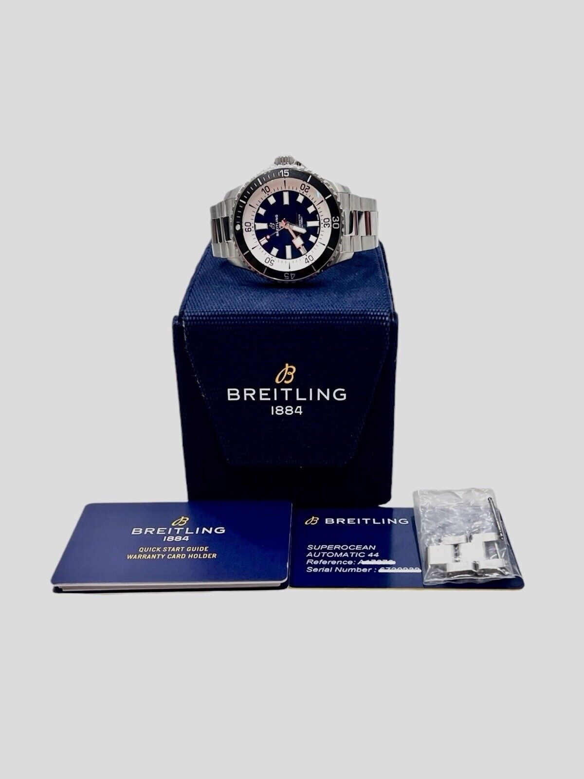 Breitling Superocean Steel Blue Dial 44mm Automatic Movement Men’s Watch A17376