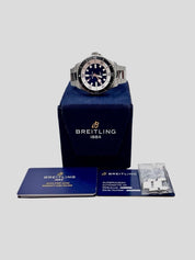 Breitling Superocean Steel Blue Dial 44mm Automatic Movement Men’s Watch A17376