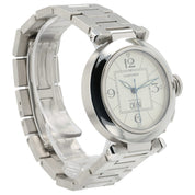 Cartier Pasha White Dial Stainless Steel 35mm Automatic Men’s Watch 2475