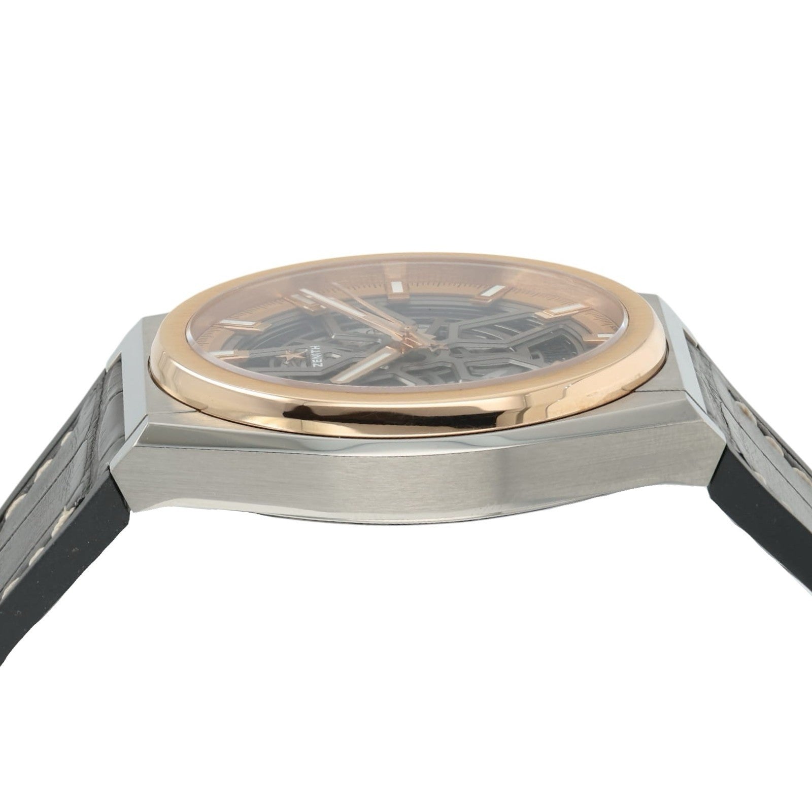 Zenith Defy Skyline Skeleton Dial 18k Rose Gold & Titanium 41mm Mens 87.9001.670