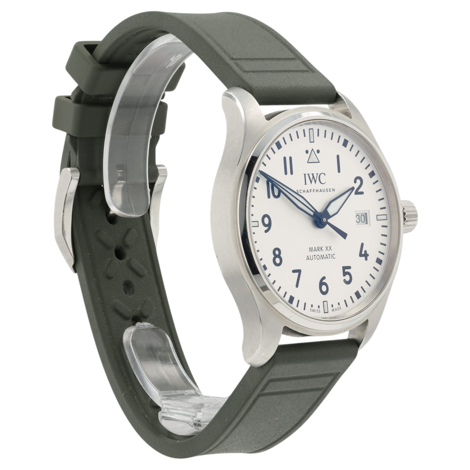 IWC Mark XX SIlver Dial Stainless Steel 40mm Automatic Mens Watch IW328207