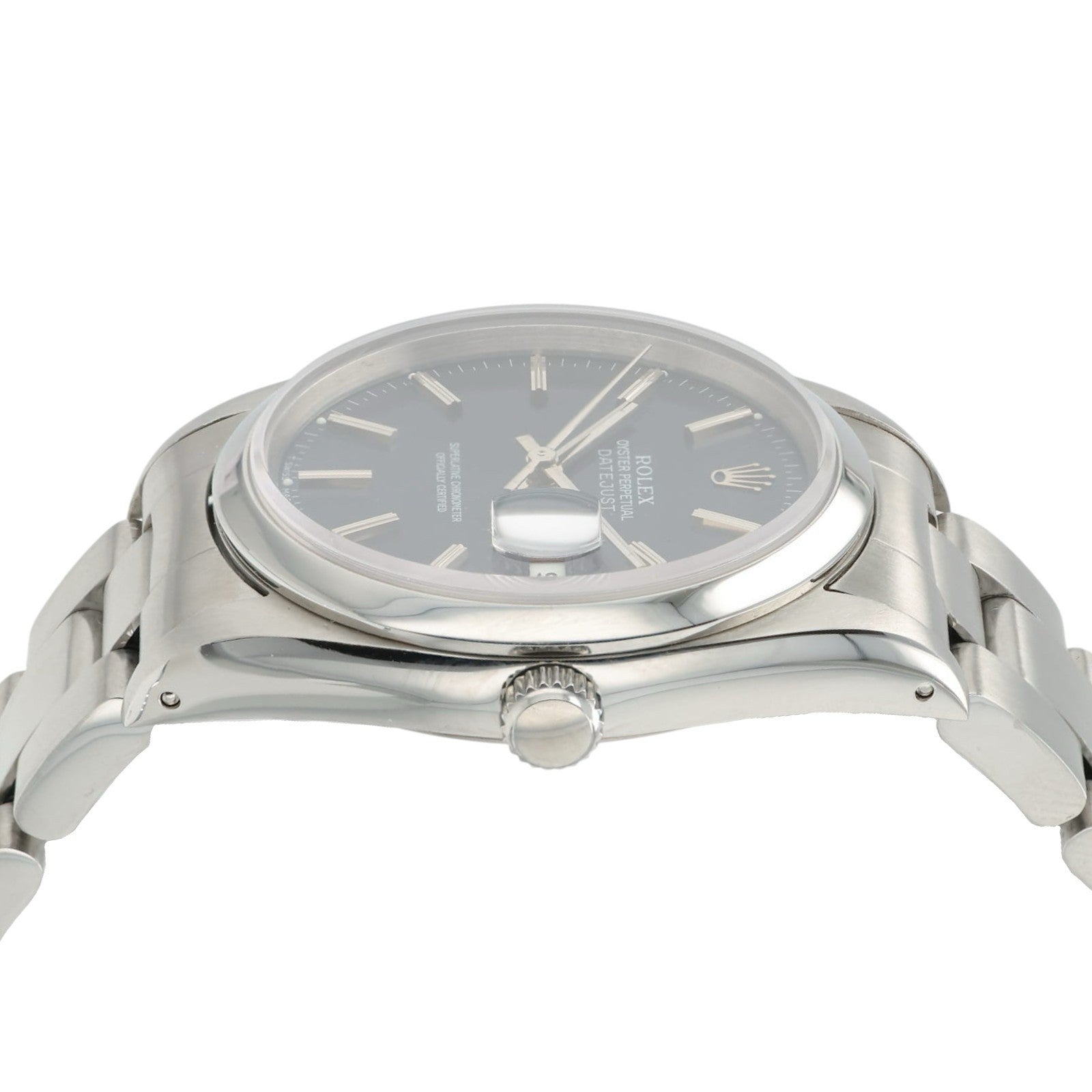 Rolex Datejust Blue Dial Stainless Steel 36mm Auto Men’s Watch 16200 - Box/Paper