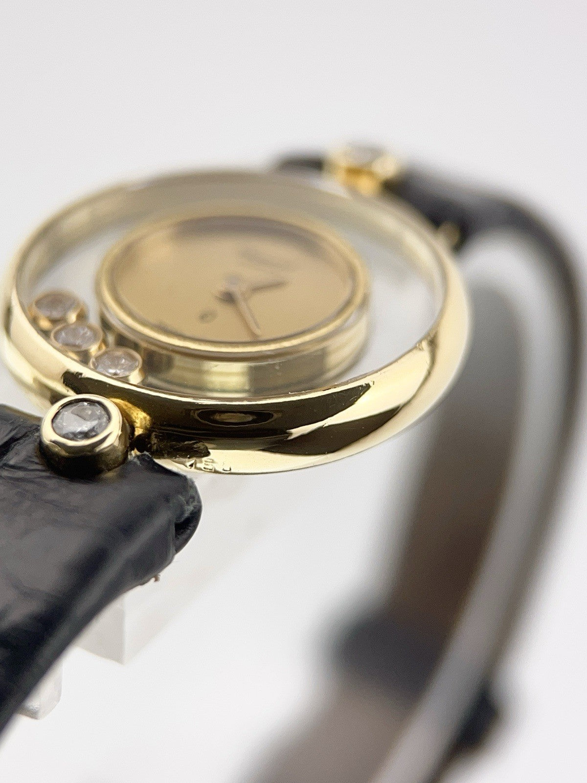 Chopard Happy Diamonds 18k Yellow Gold 21mm Quartz Women's Watch G3929