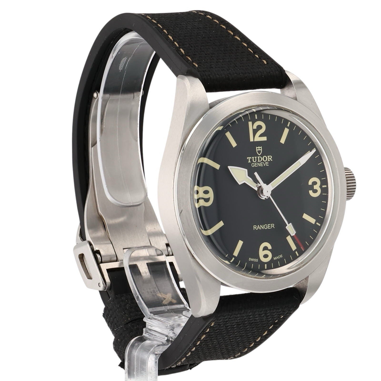 Tudor Ranger Stainless Steel Black Dial 39mm Automatic Men’s Watch 79950