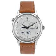 Jaeger-LeCoultre Master Geographic Steel Silver Dial 40mm Automatic Q4128420
