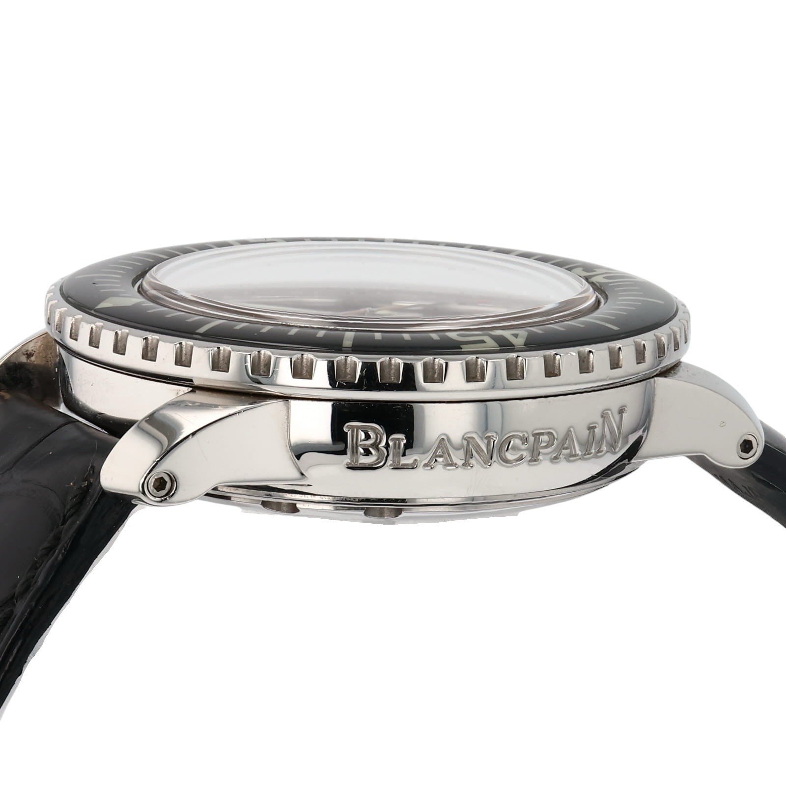 Blancpain Fifty Fathoms Steel Black Dial 45mm Automatic Mens 5015B-1130-52A