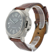 Panerai Luminor Marina Titanium Brown Dial 44mm Manual Wind Men's Watch