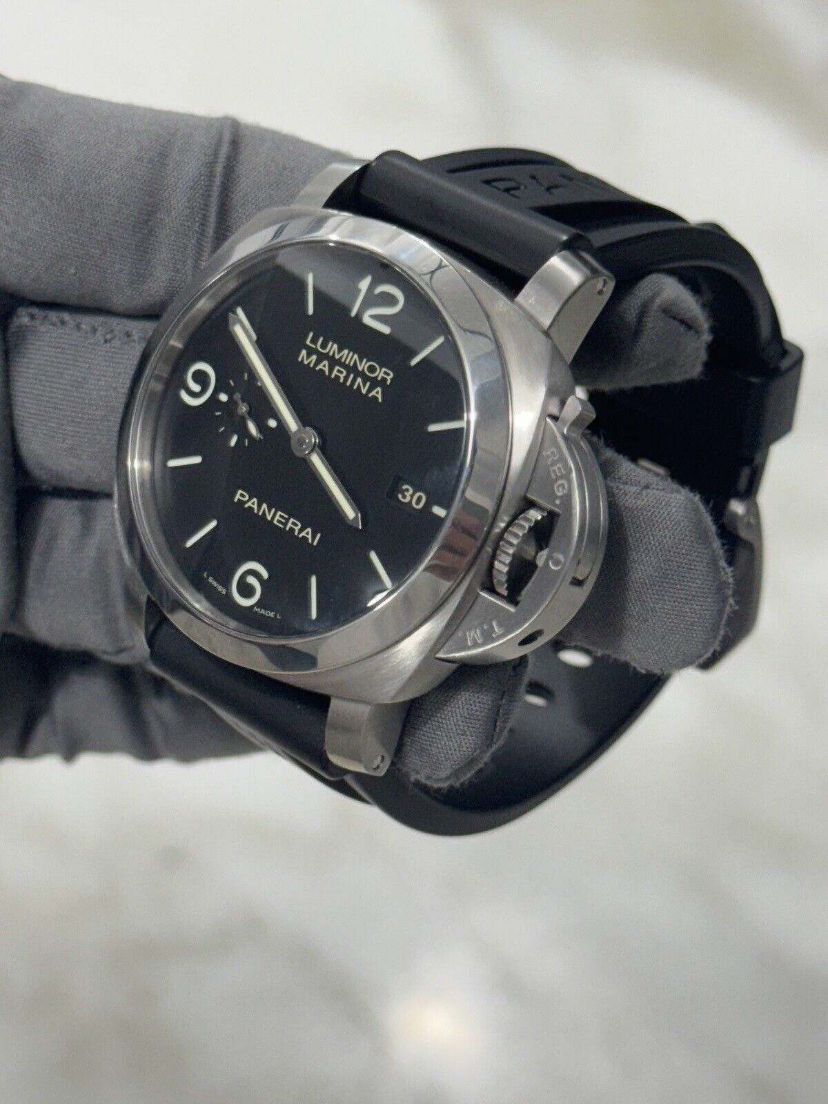 Panerai Luminor Marina 1950 3 Days Steel 44mm Automatic Mens Watch PAM00312