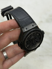 Hublot Big Bang 301.QX.1740.GR 44mm Carbon Black Dial Auto Watch - FOR PARTS