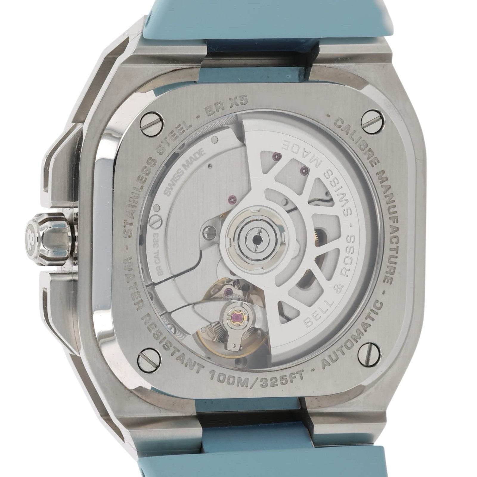 Bell & Ross BR-X5 Stainless Steel Ice Blue Dial 41mm Automatic Mens Watch BR-X5