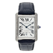 Cartier Tank Solo XL Men's Automatic Watch WSTA0029 - Aftermarket Diamonds