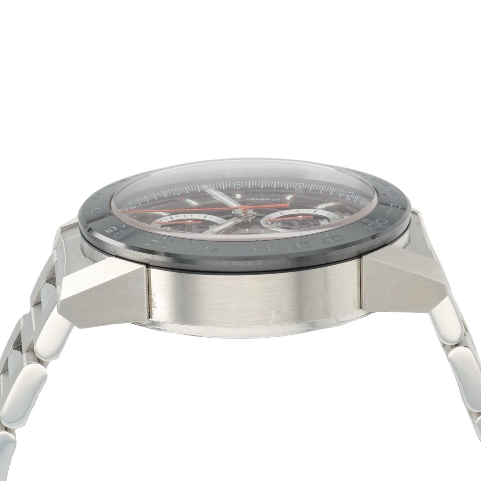 Tag Heuer Carrera Skeleton Dial Stainless Steel 45mm Automatic Mens CAR2A1W-0