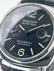 Panerai Radiomir Black Seal Steel Black Dial 45mm Automatic Men's Watch PAM00287