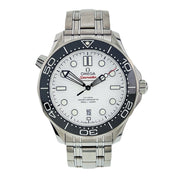 Omega Seamaster Diver Steel White Dial 42mm Automatic Mens 210.30.42.20.001
