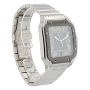 Cartier Santos Stainless Steel Gray Dial 39mm Automatic Men’s Watch WSSA0037