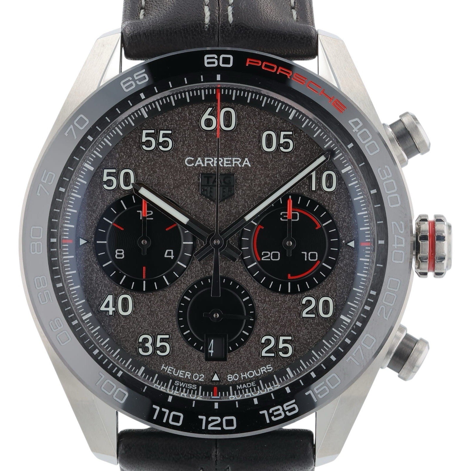 Tag Heuer Carrera Stainless Steel Grey Dial 44mm Automatic Movement Mens CBN2A1F