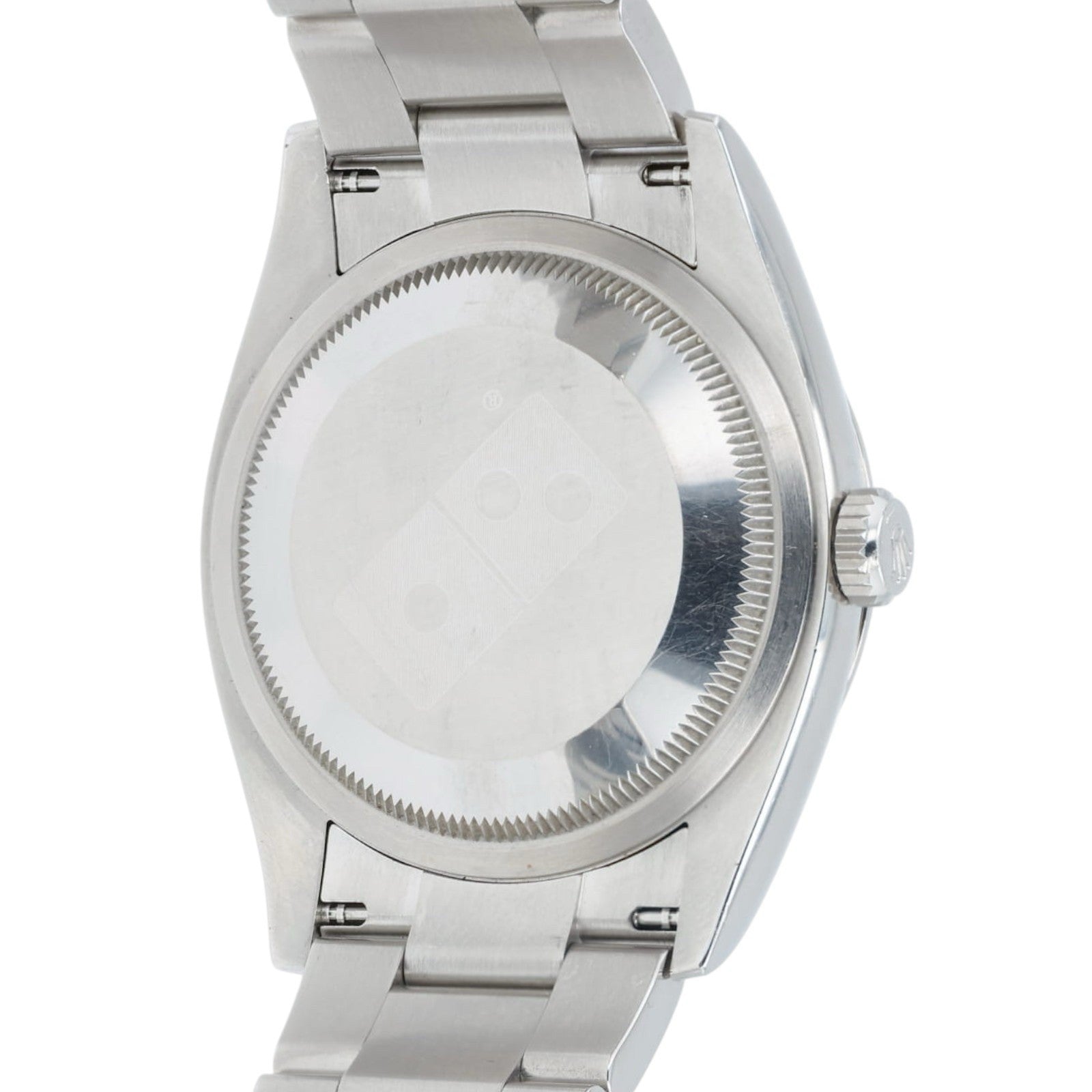 Rolex Oyster Perpetual Domino's Silver Dial Steel 36mm Auto Men’s 126000