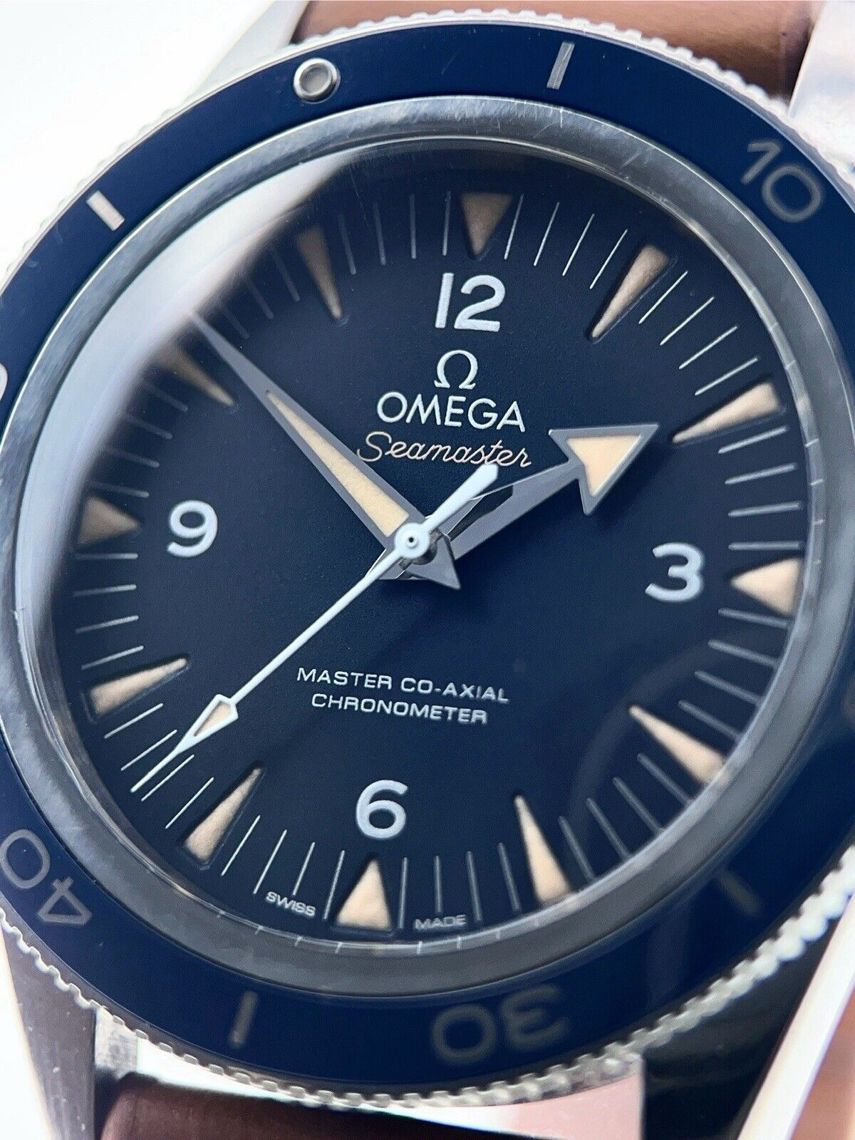 Omega Seamaster 300 Titanium Blue Automatic Men’s Watch 233.90.41.021.03.001