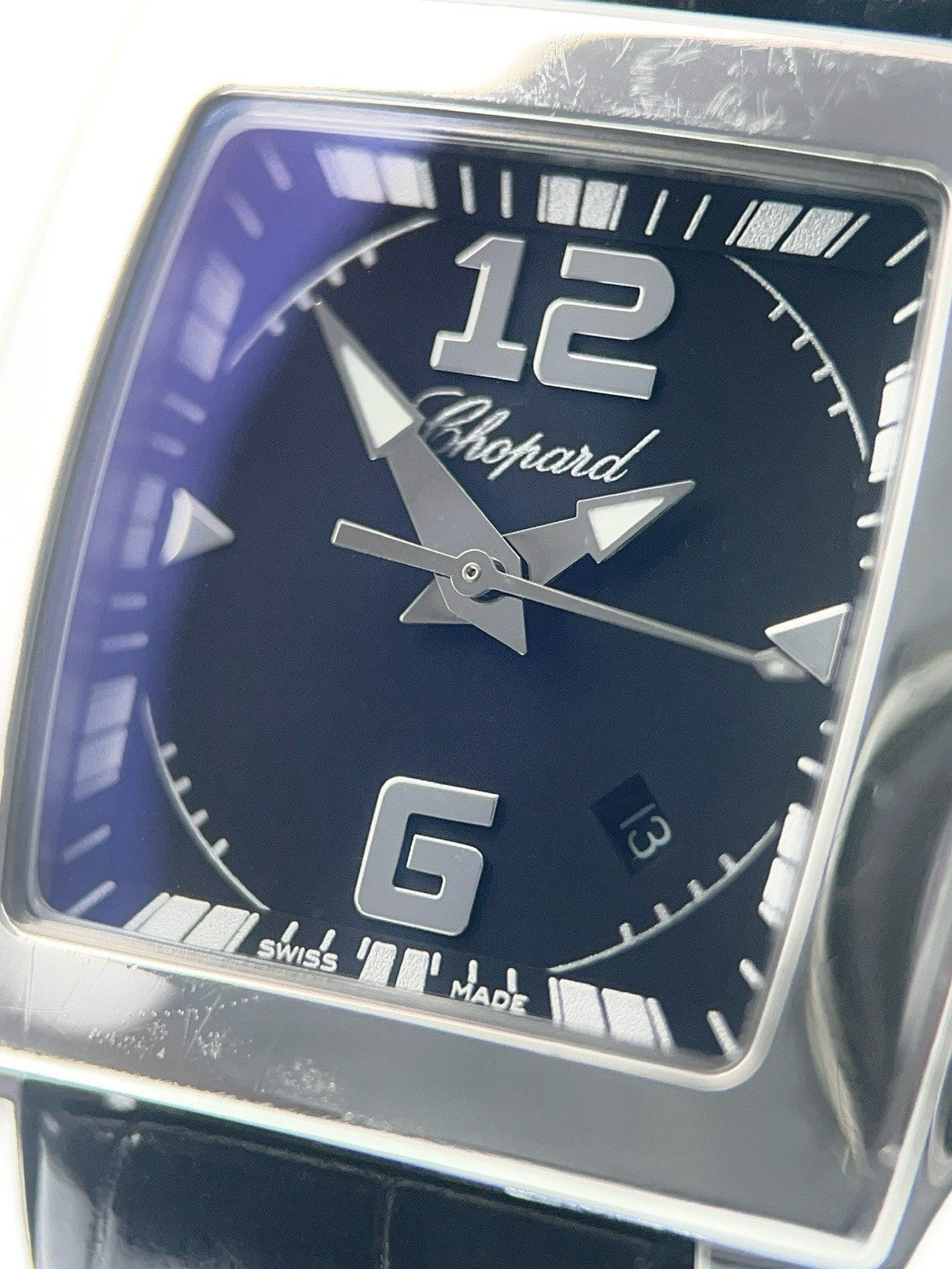 Chopard Two O Ten Stainless Steel Black Dial 35mm Quartz Men’s Watch 8464