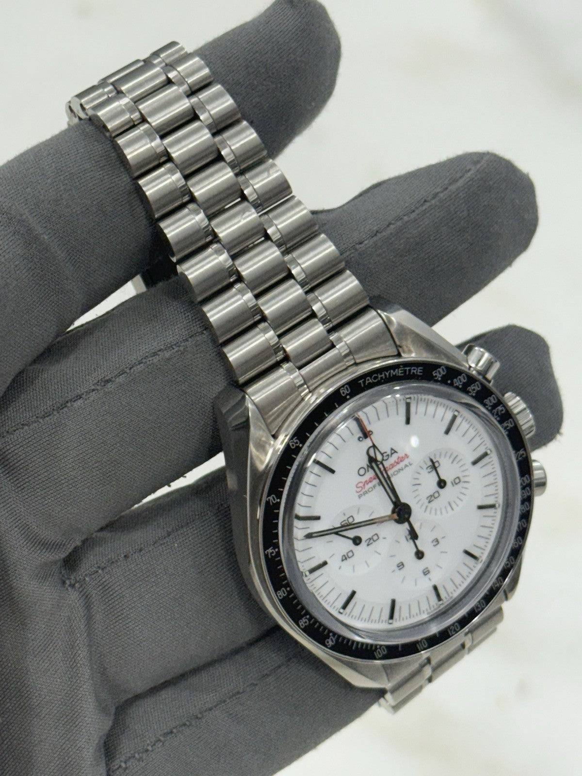 OPEN CARD Omega Speedmaster White Dial 42mm Manual Wind Mens 310.30.42.50.04.001