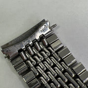 Authethentic 20mm Heuer GAY FRERES Steelinox Beads Rice Bracelet HLC End Links