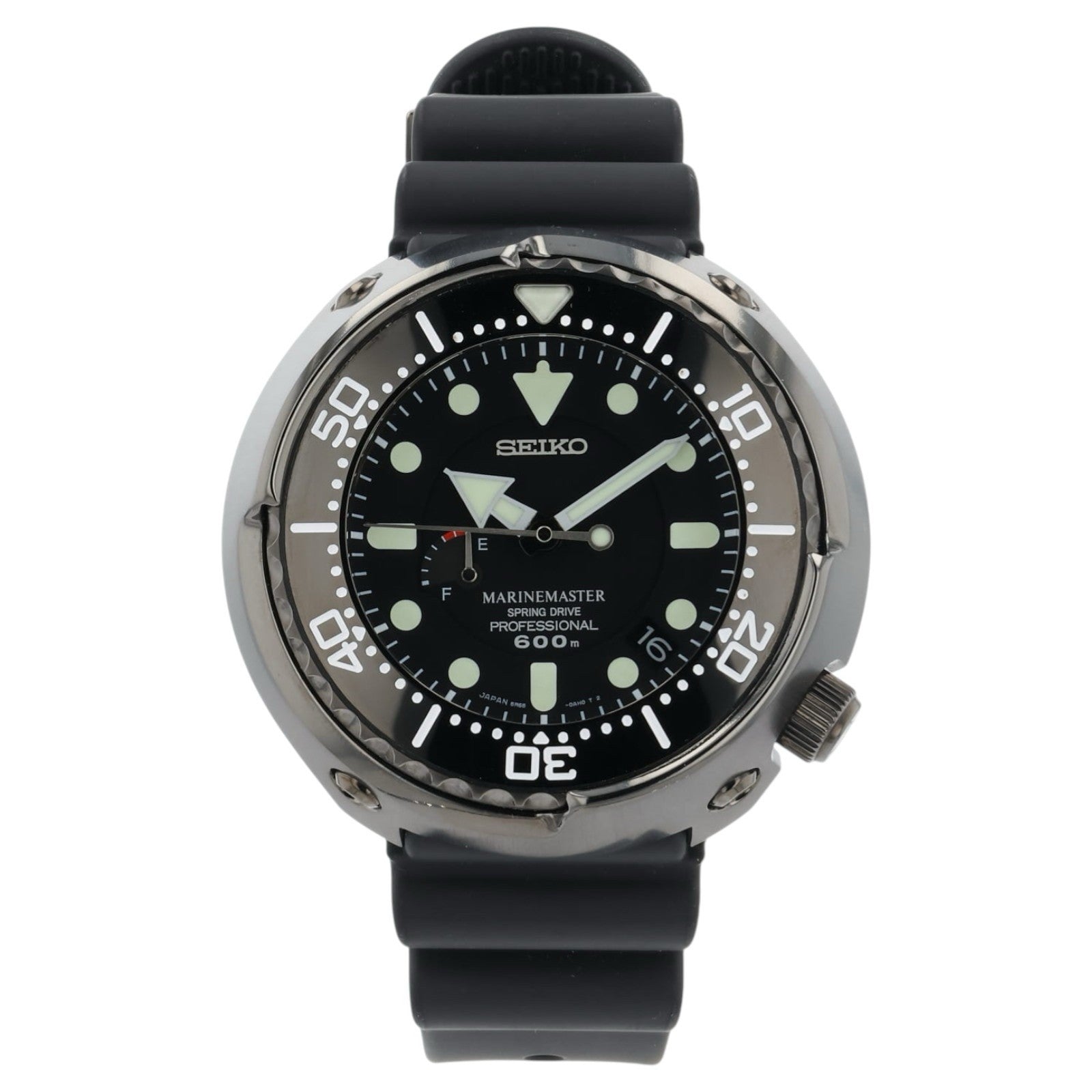 Seiko Marinemaster Black Dial Titanium 50mm Automatic Men’s Watch SBDB013