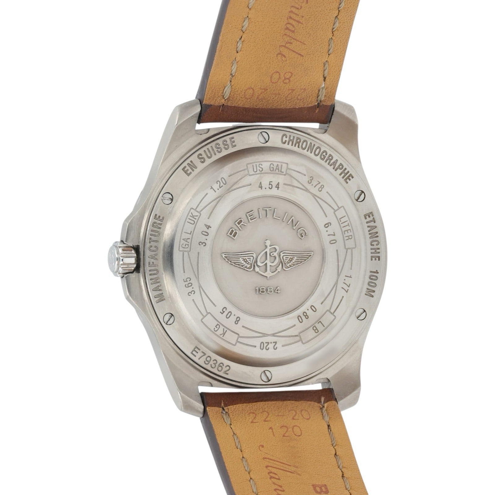 Breitling Aerospace Brown Dial Titanium 42mm Quartz Movement Mens Watch E79362