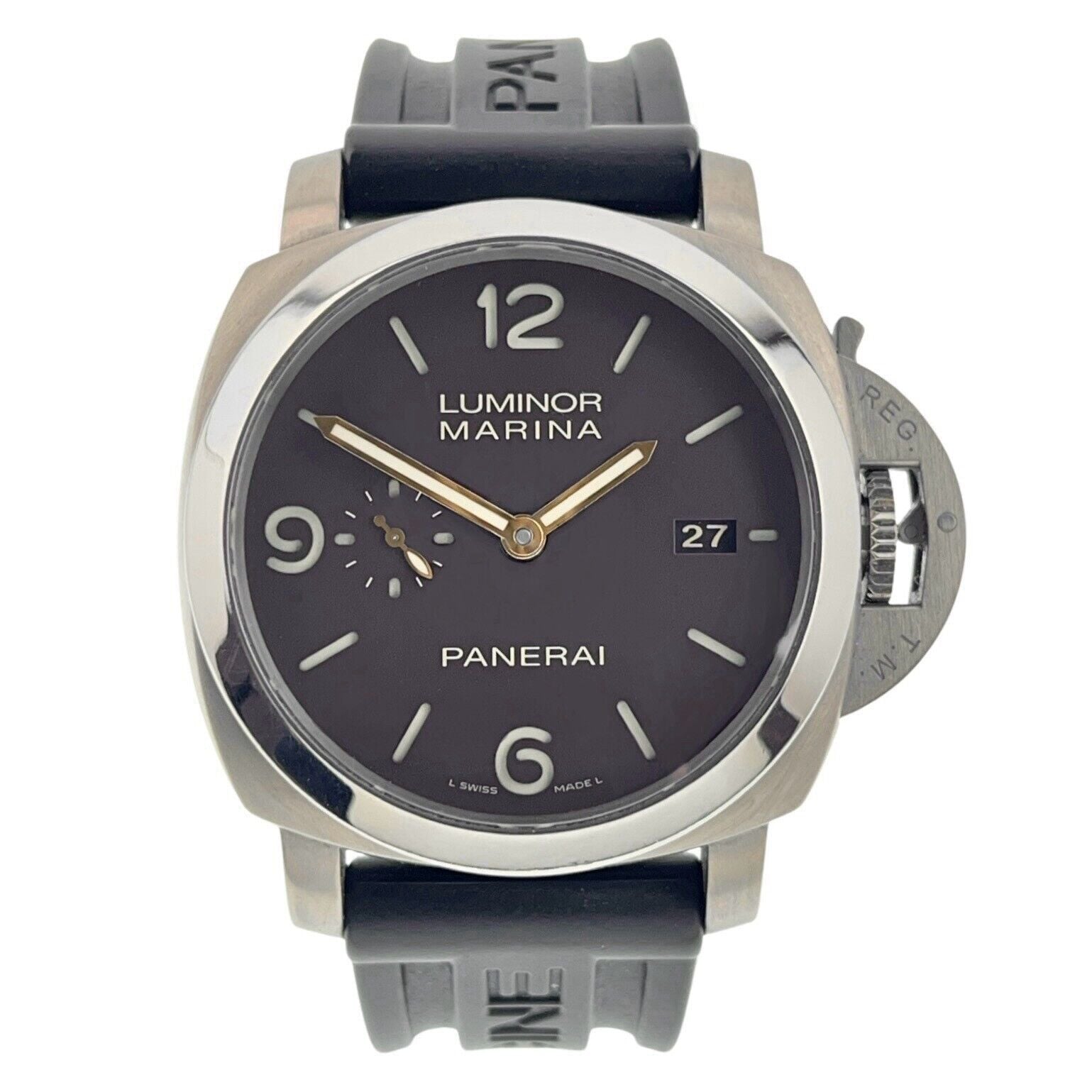 Panerai Luminor Marina Titanium Brown Dial 44mm Automatic Men’s Watch PAM00351