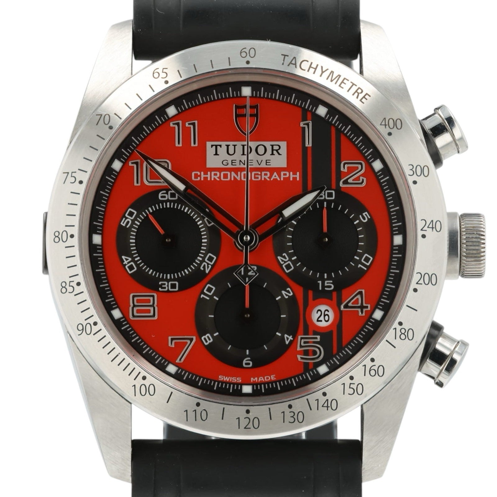 Tudor Fastrider Ducati Red Dial Stainless Steel 42mm Automatic Men’s Watch 42000