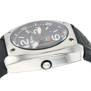 Bell & Ross BR 02 Stainless Steel Black Dial 44mm Automatic Mens Watch BR02-20-S